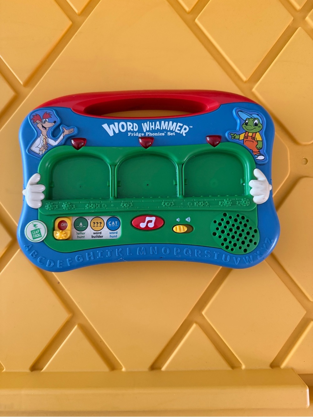 Magnetic Leap Frog Fridge Phonics Word Whammer- LETTERS NOT INCLUDED